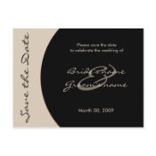 Modern Save the Date postcards