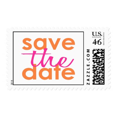 Modern Save the Date Stamp
