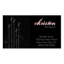 modern scissors business card templates