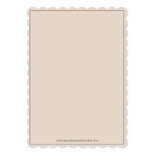 Modern Script Beige & Grey Wedding Invitation