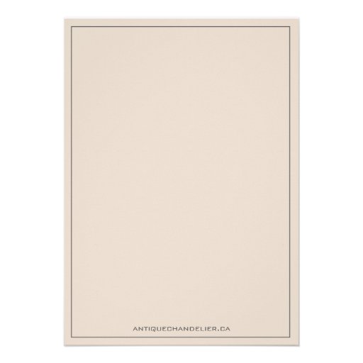 Modern Script Beige & Grey Wedding Invitation