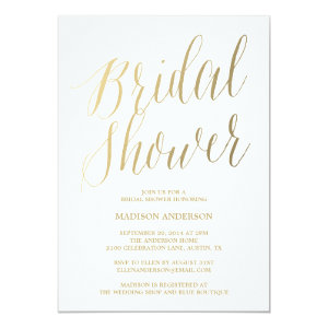 Modern Script | Bridal Shower Invitation