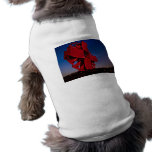 Modern sculpture doggie tee shirt