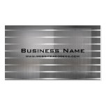 Modern Silver Stripes Business Cards business cards