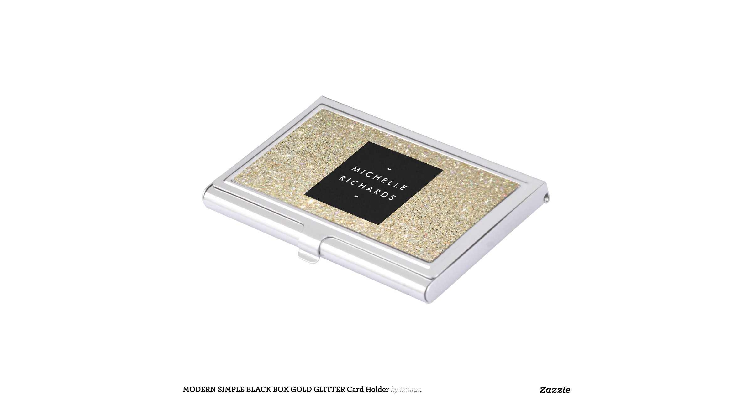 modern_simple_black_box_gold_glitter_card_holder