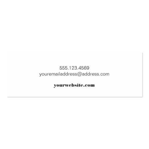 Modern Simple Black Professional Stylish Business Card Template (back side)