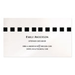 Modern Simple Black Squares Business Card