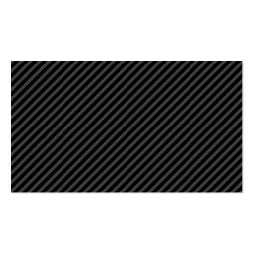 Modern simple elegant black gray stripes profile business card template (back side)