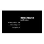 Modern Simple & Plain Affordable Business Card