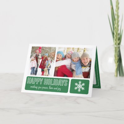 MODERN SNOWFLAKE | HOLIDAY GREETING CARD