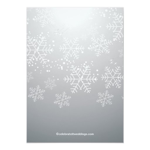 Modern Snowflake Neutral Baby Shower Invitation