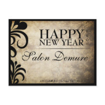 Modern Sophisticated Designer Salon Postcard