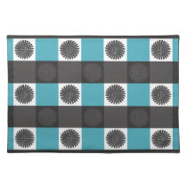 Modern southwest kitchen towel placemats