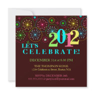 Modern Sparkle New Years Eve Party Invitation invitation