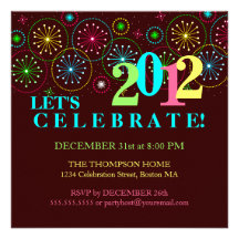 Modern Sparkle New Years Eve Party Invitation