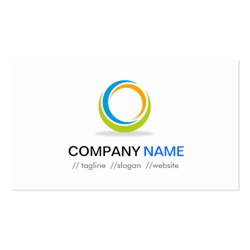 Modern Sphere Logo - Professional Stylish Business Card Templates (back side)