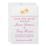 Modern Starfish Save the Date Invitation