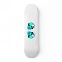 Modern Strange Eyes Custom Skate Board