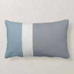 Modern Striped Blue and Gray Pillow pillows