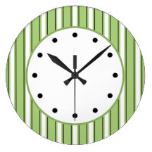 Modern Stripes Wall Clocks