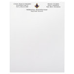 Modern Style Masonic Lodge Letterhead