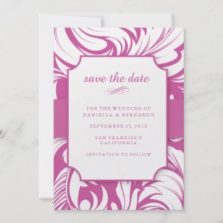 Modern Style Save The Date Invitation invitation