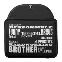 Modern Stylish Best & Greatest Brothers  Qualities Sleeves For MacBooks