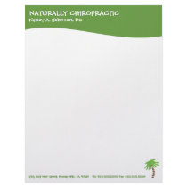 Modern Swirl Chiropractic Letterhead