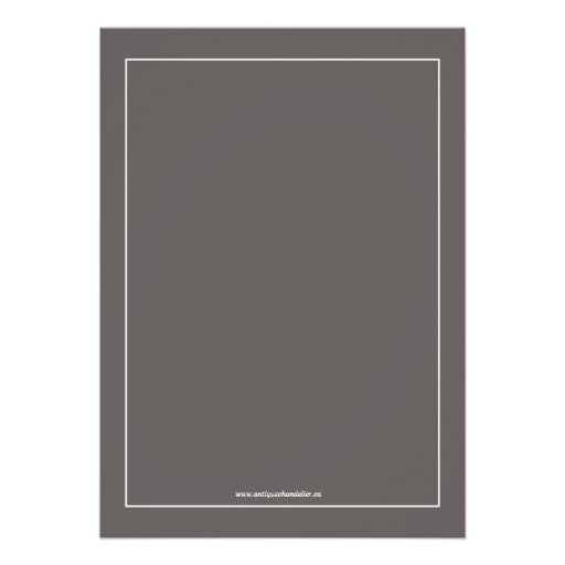 Modern Swirl Grey Wedding Invitation