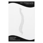 Modern Swirl Lateral Spine Chiropractic Stationery