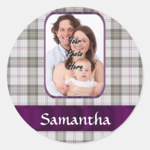 Modern Tartan photo background Stickers