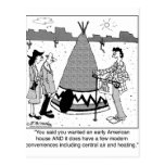 Modern Tee Pee has Central Air & Heating Postcards