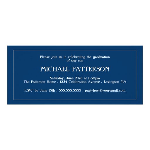 Modern Ten Photo Collage Graduation Announcment Personalized Invitation