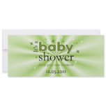 Modern Text Green Stars Funny Baby Shower Party