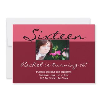 Modern Touch Invitation invitation