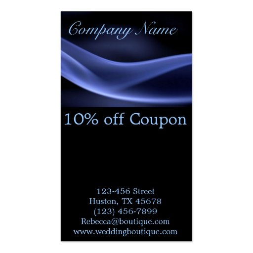 modern trendy blue black abstract business business card template