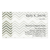 Modern, trendy, elegant grey and white chevron business card templates