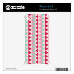 Modern tribal geometric pattern stripes chic print decals for iPhone 4S