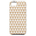 Modern tribal wood geometric chic andes pattern iPhone 5 case