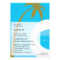 Modern Tropical 5x7 invitations