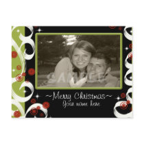 Modern Twisty Christmas... postcards