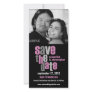 Modern Type Save The Date Photo Card