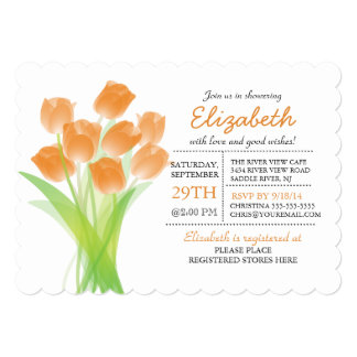 tulip wedding invitations