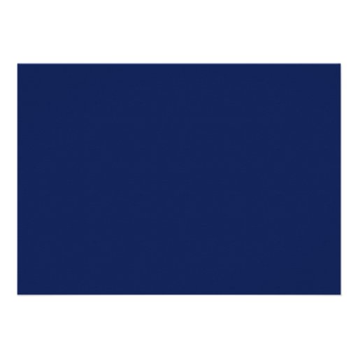 Modern Typography Deep Blue Wedding Invitations