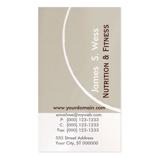 Modern Unique  Template Business Card (front side)