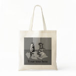 Modern vases in black gray and white canvas bags