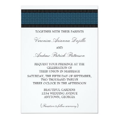 Modern Vibrance Wedding Invitation