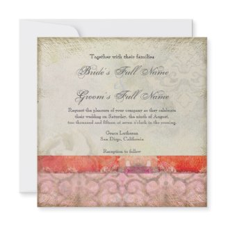 modern vintage baroque swirls wedding dreams pink invitation p161502322356444558enqsw 325 Vintage Centerpieces | Vintage Circus Theme Wedding