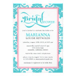 Modern Vintage Filigree Bridal Shower Invitation