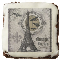 modern vintage french halloween Eiffel tower Brownie